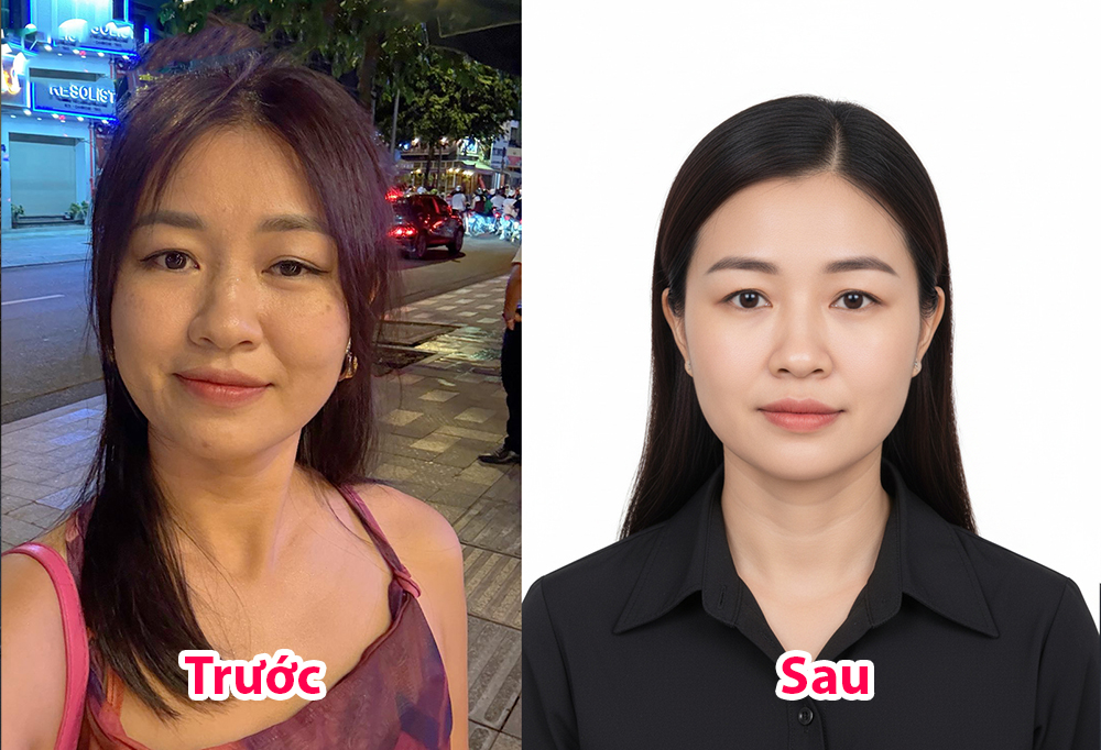 Chỉnh ảnh thẻ online lấy liền