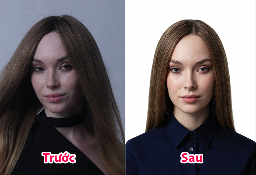 Chỉnh ảnh thẻ online lấy liền